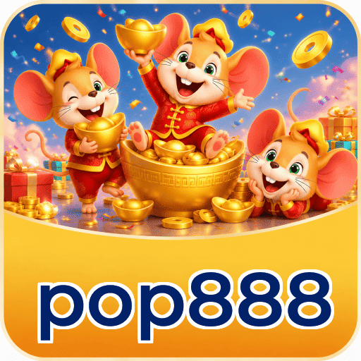 pop888 Logo - Bônus com Rollover Justo